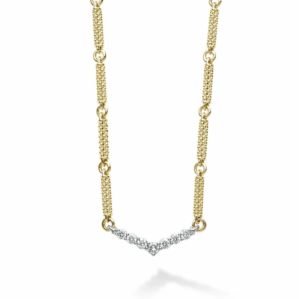 Lagos Superfine Diamond Station Necklace