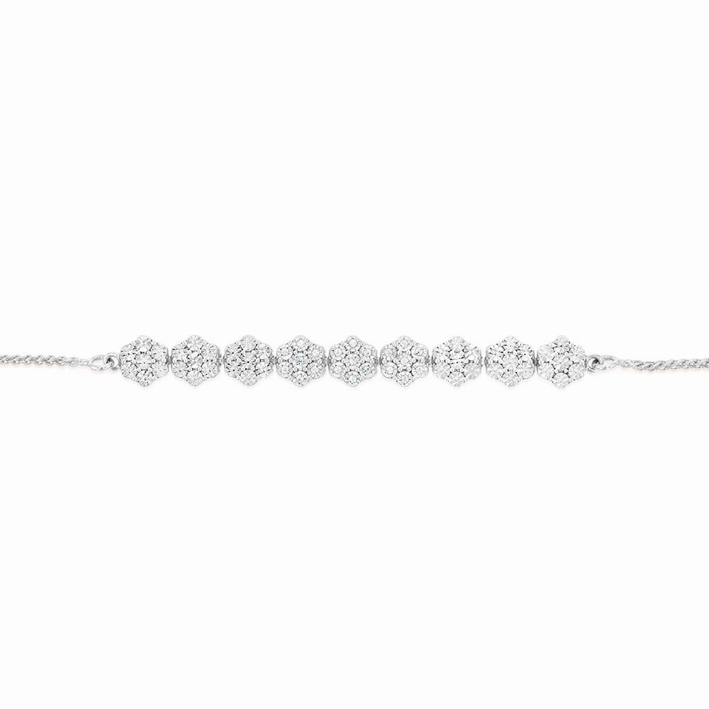 Luminesce Lab Grown Diamonds Bracelet in Sterling Silver