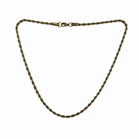 Necklace Chain By Clothes Mentor In Gold