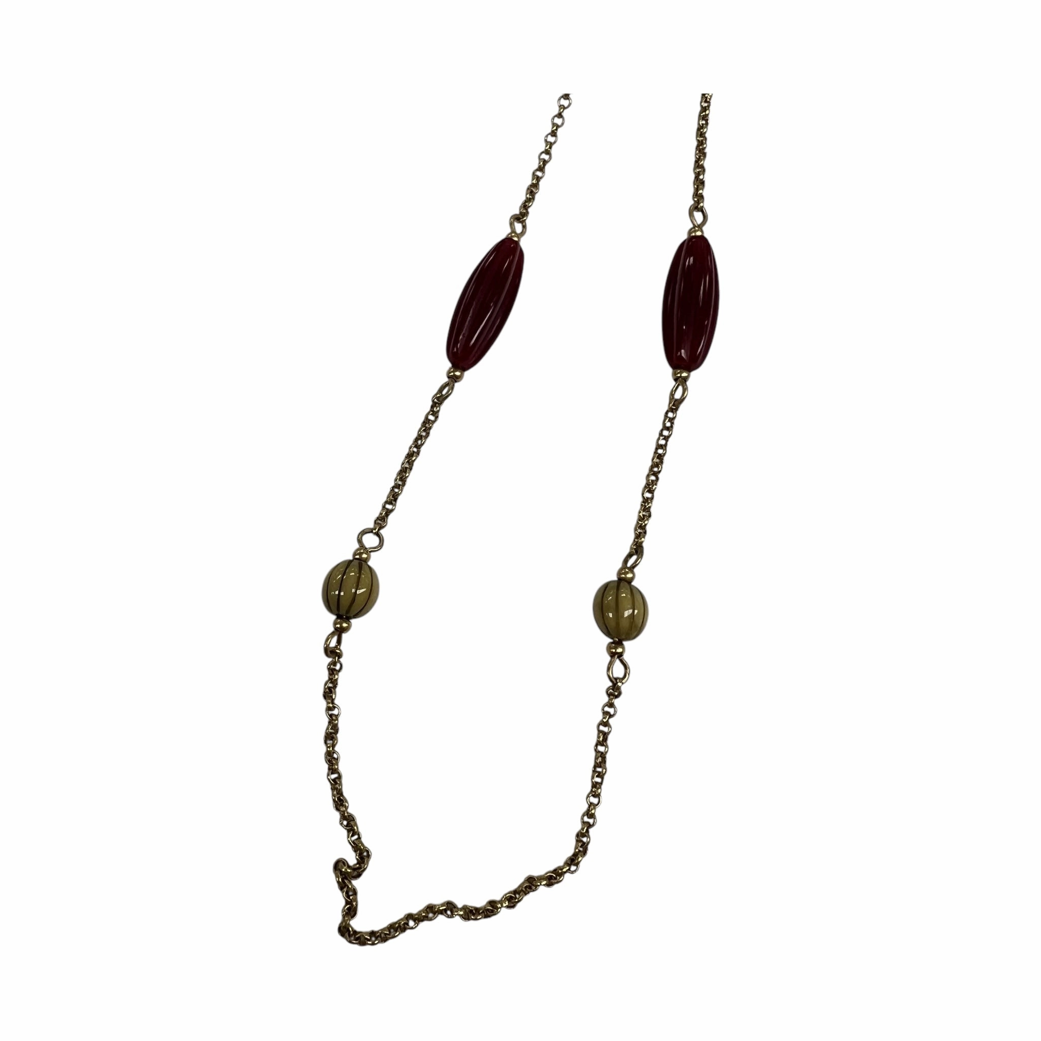 Necklace Chain By Lauren By Ralph Lauren In Brown