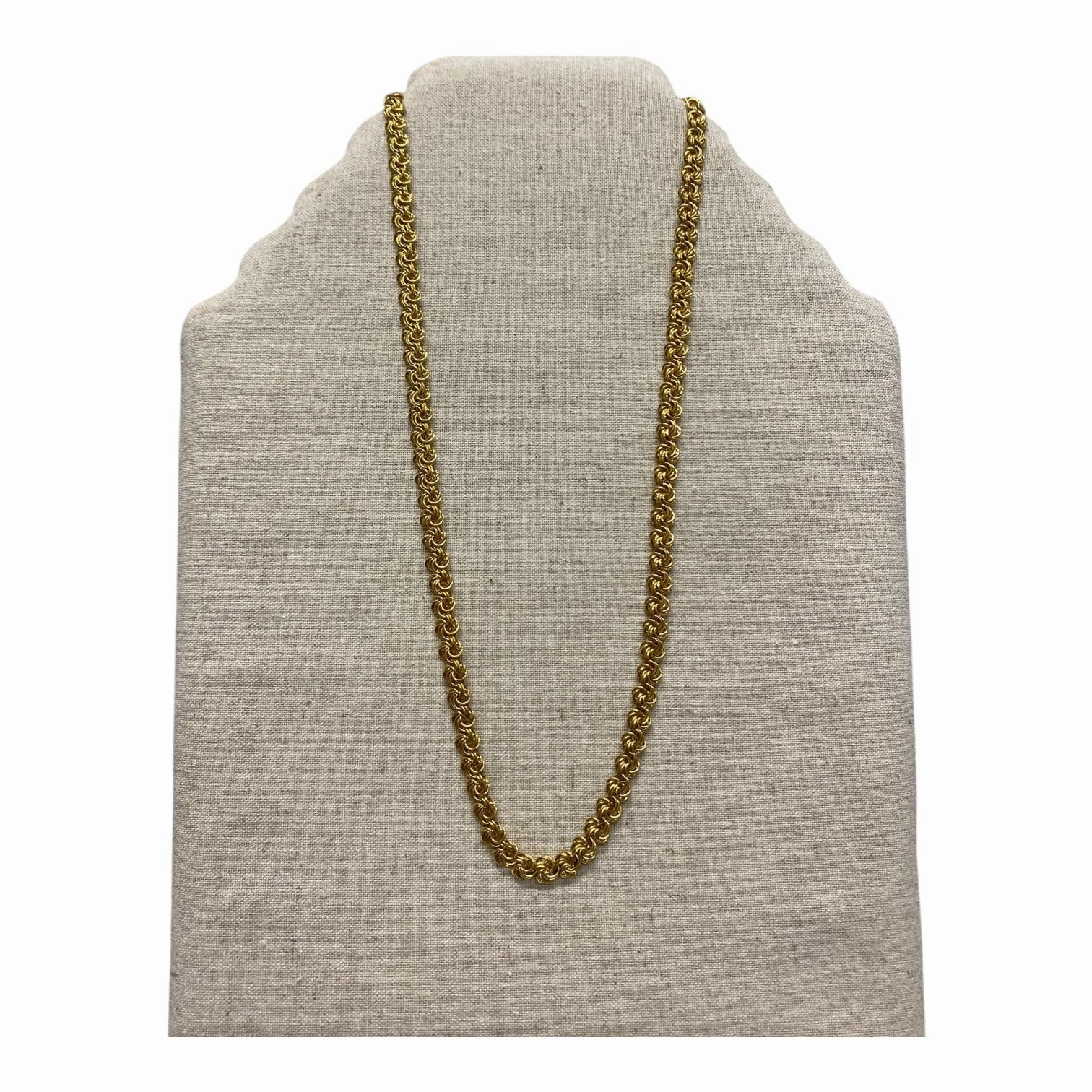 Necklace Chain By Trifari In Gold