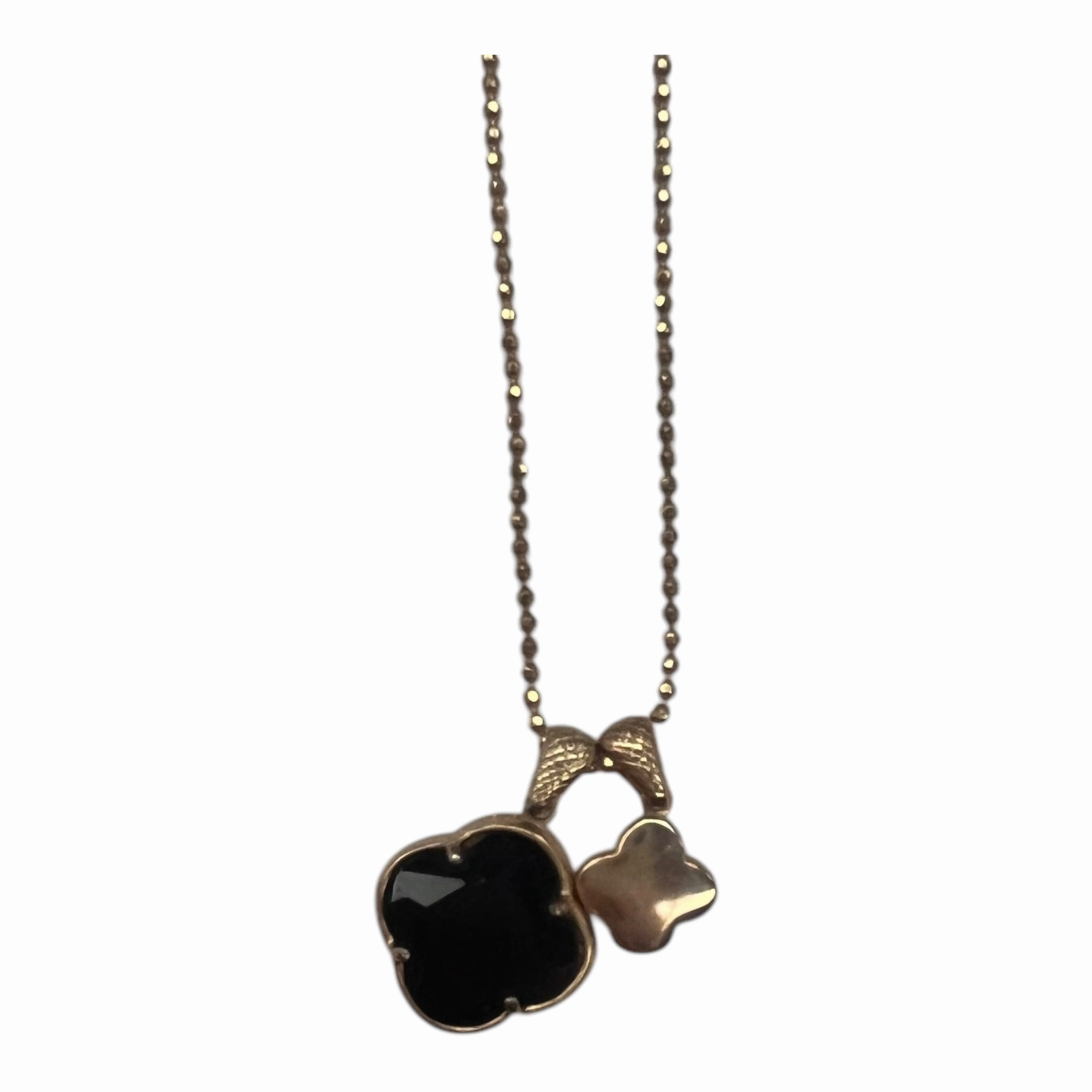 Necklace Charm By Clothes Mentor In Black & Gold