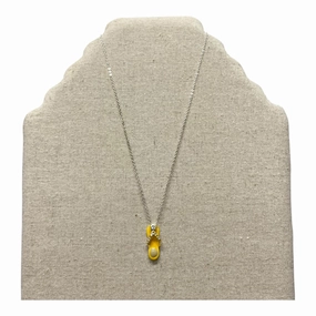 Necklace Charm By Cme In Silver & Yellow