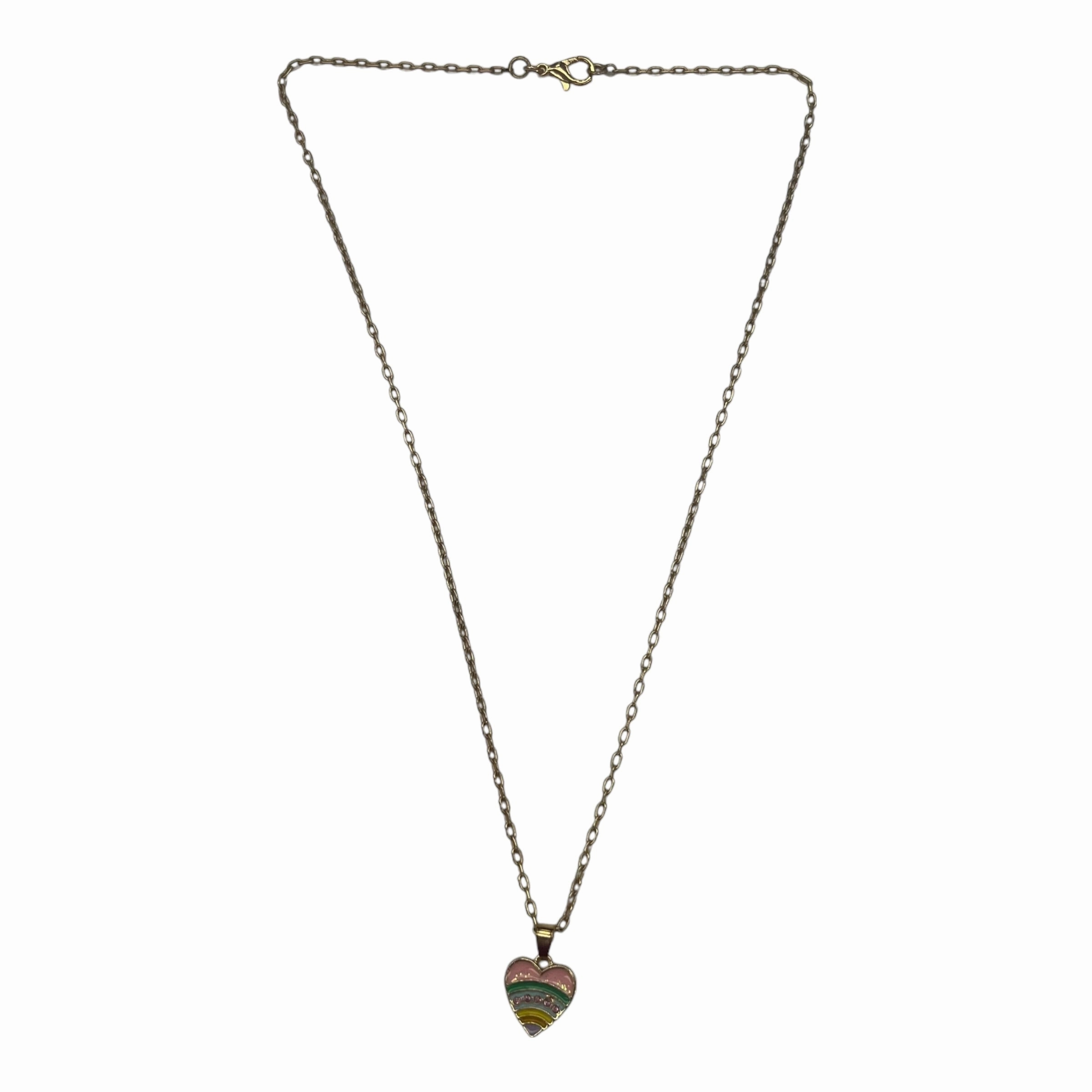 Necklace Charm By Cmf In Gold & Pink