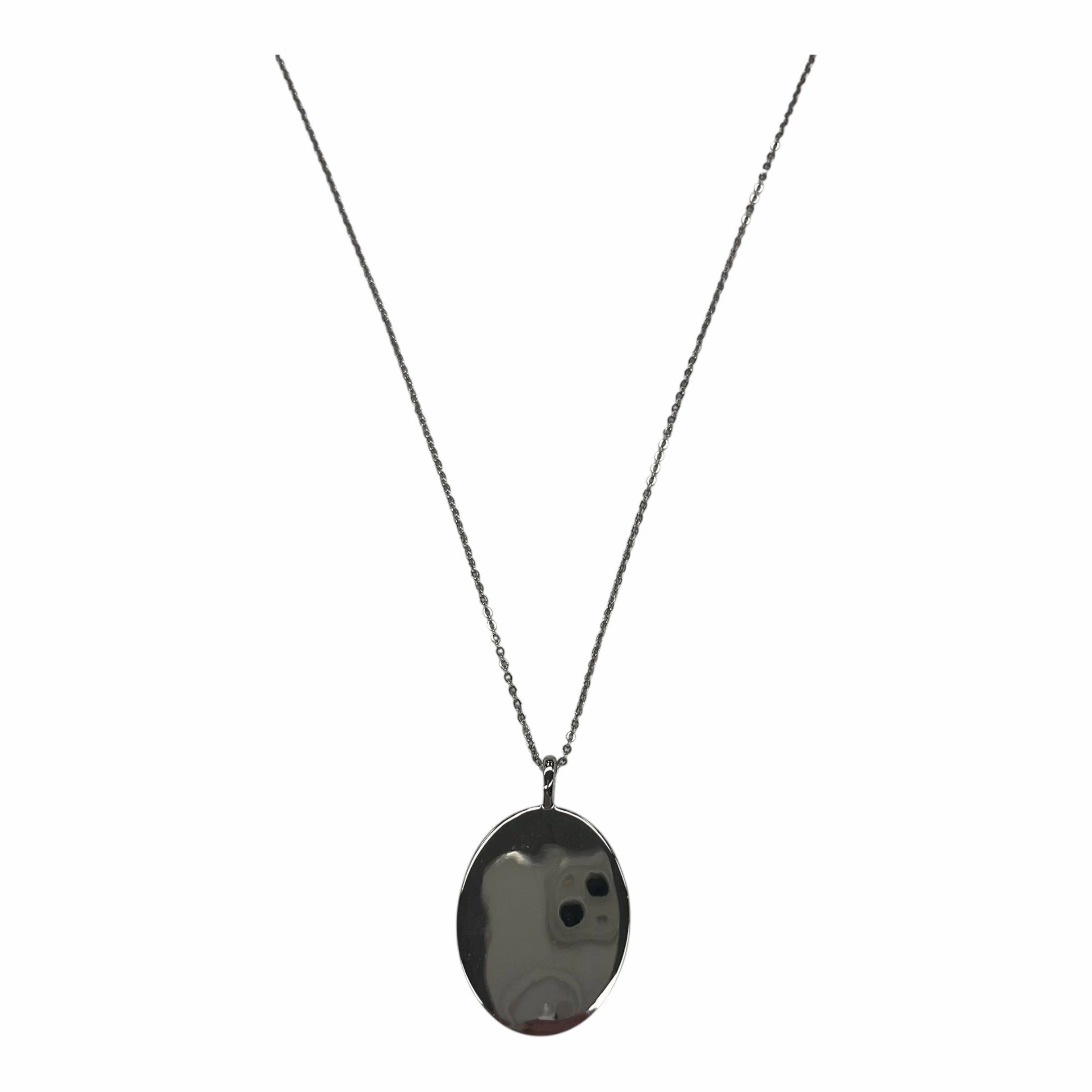 Necklace Charm By Loft In Silver