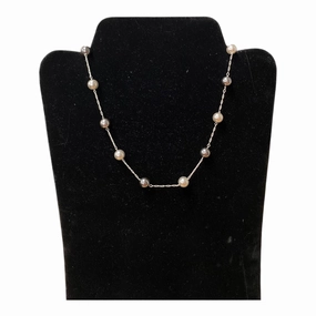 Necklace Choker & Collar By Cme In Grey & Silver