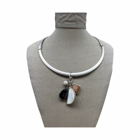 NECKLACE CHOKER & COLLAR by WHITE HOUSE BLACK MARKET In SILVER