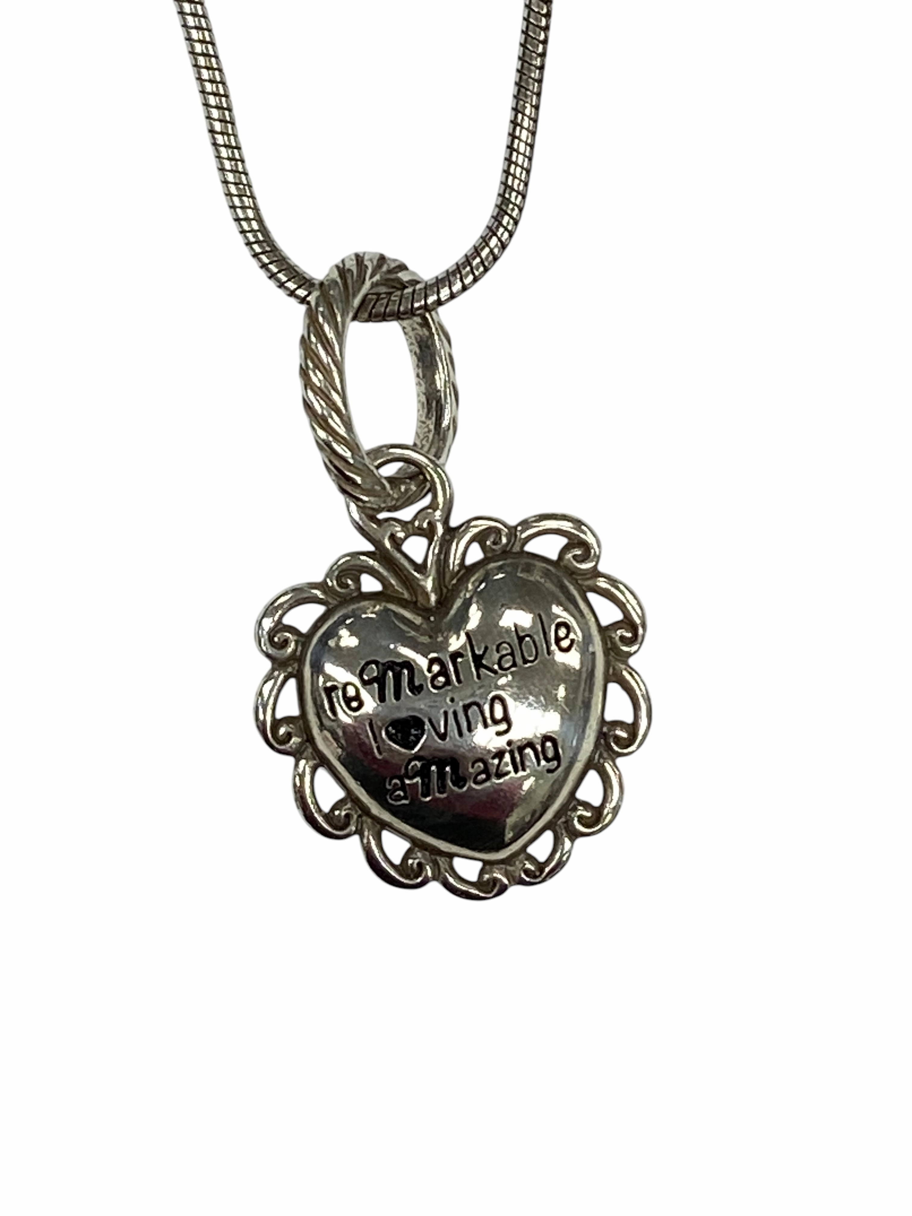 Necklace Designer By Brighton In Silver
