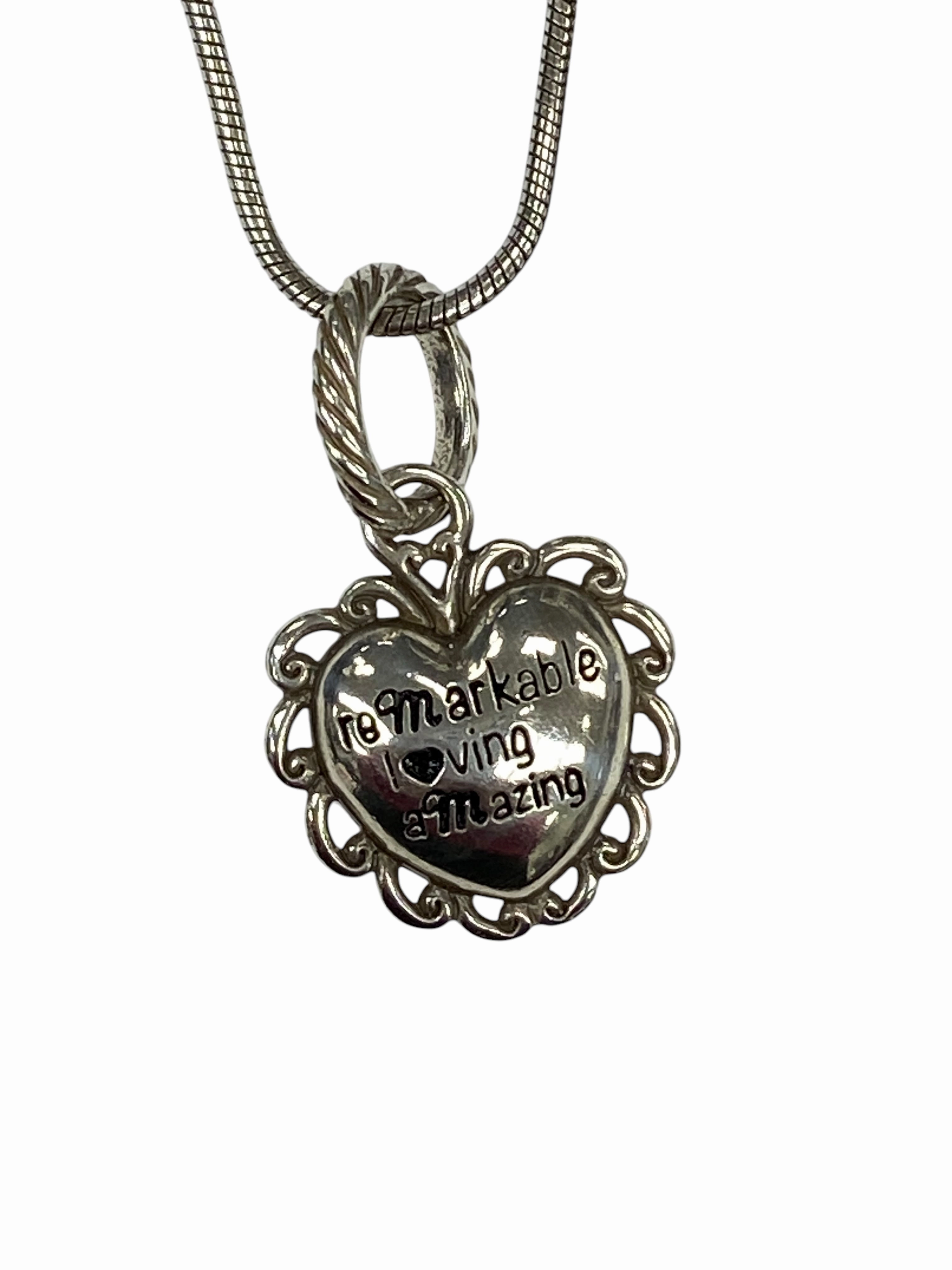 Necklace Designer By Brighton In Silver