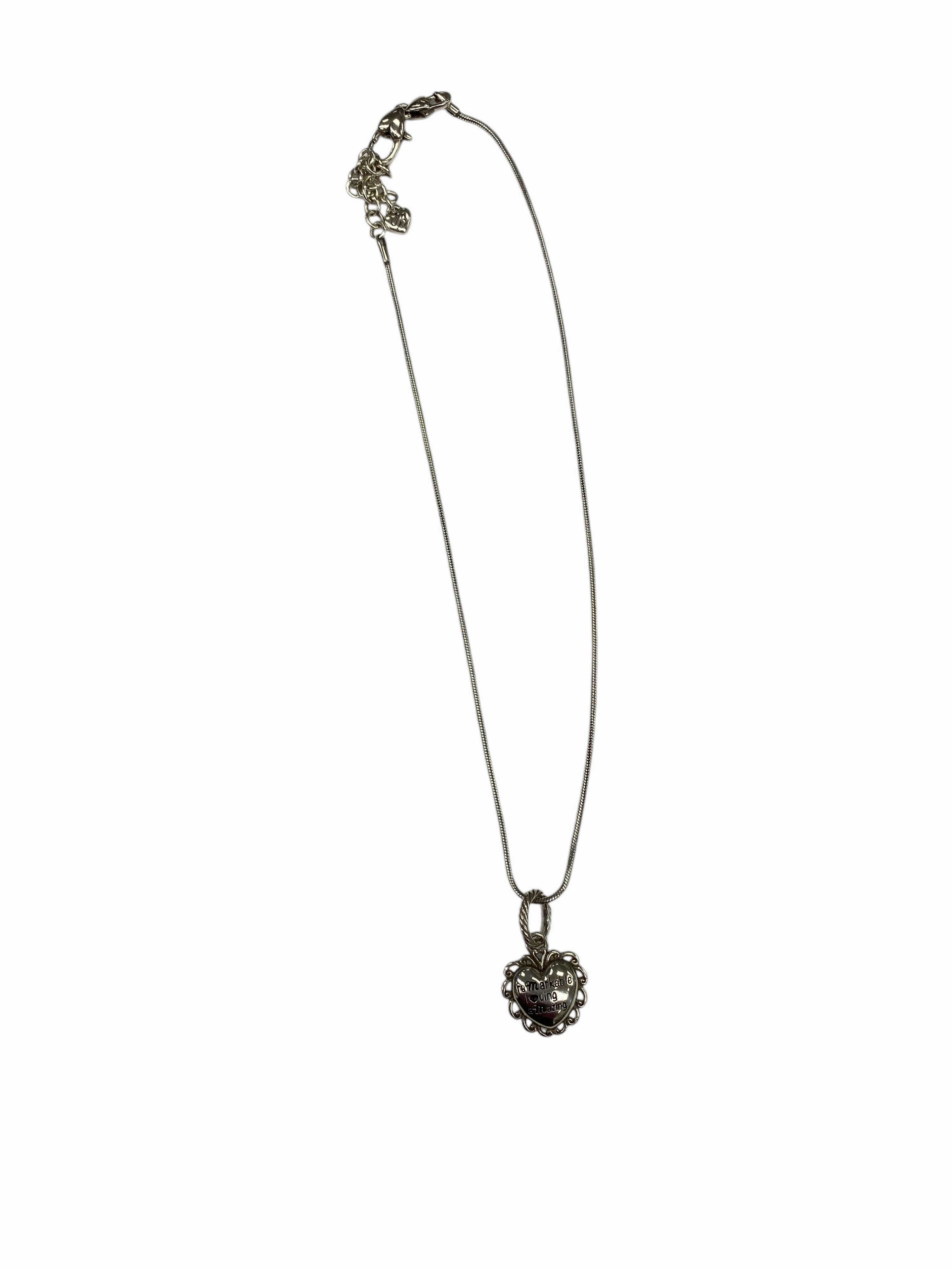 Necklace Designer By Brighton In Silver