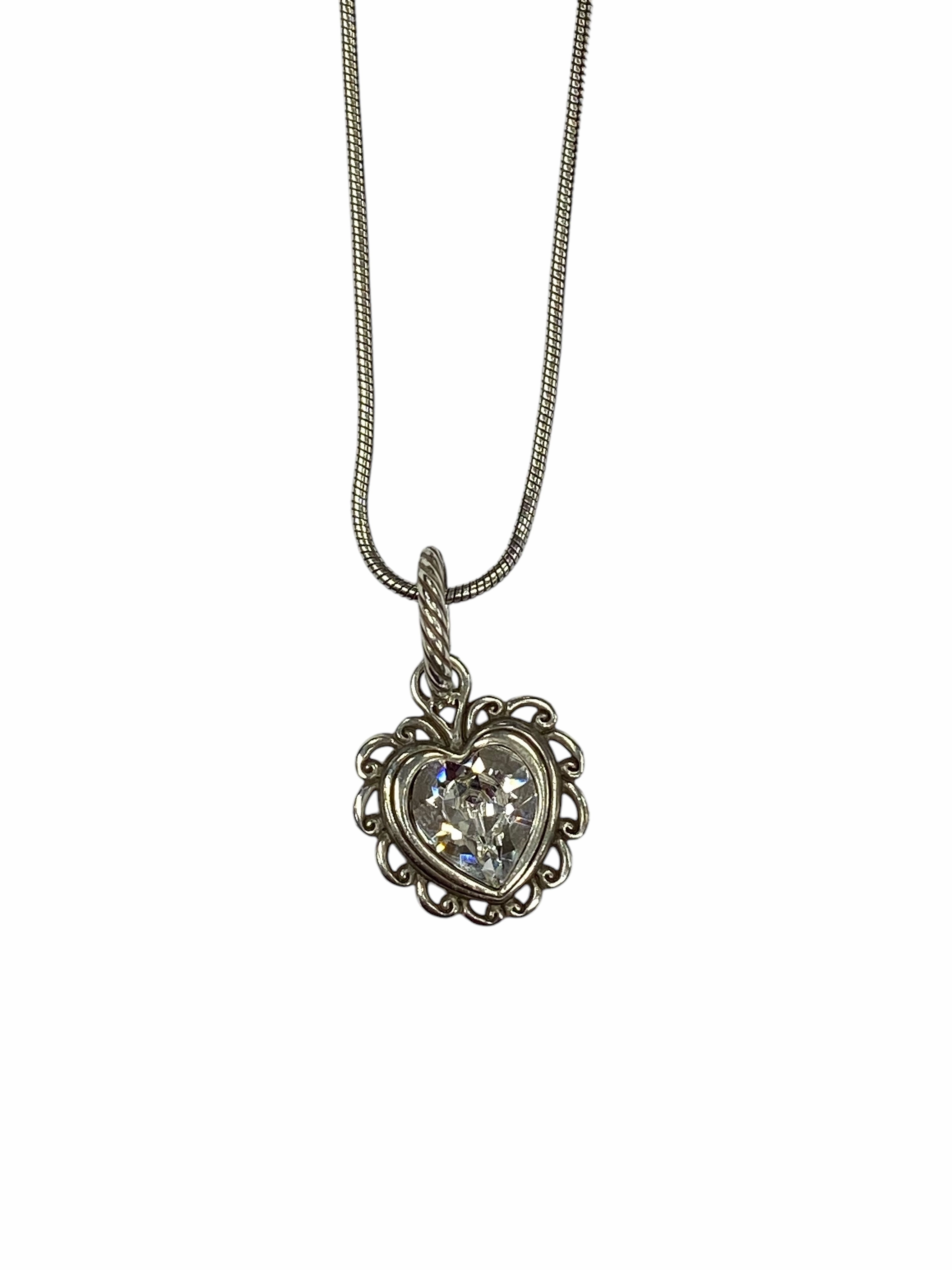 Necklace Designer By Brighton In Silver
