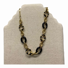Necklace Designer By Kate Spade In Black & Gold