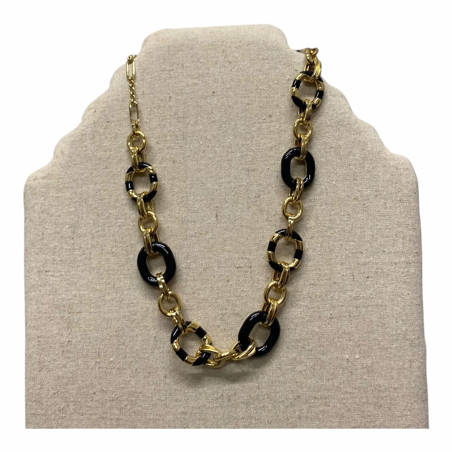 Necklace Designer By Kate Spade In Black & Gold