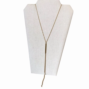 Necklace Lariat & Y-Drop By A. V. Max In Gold