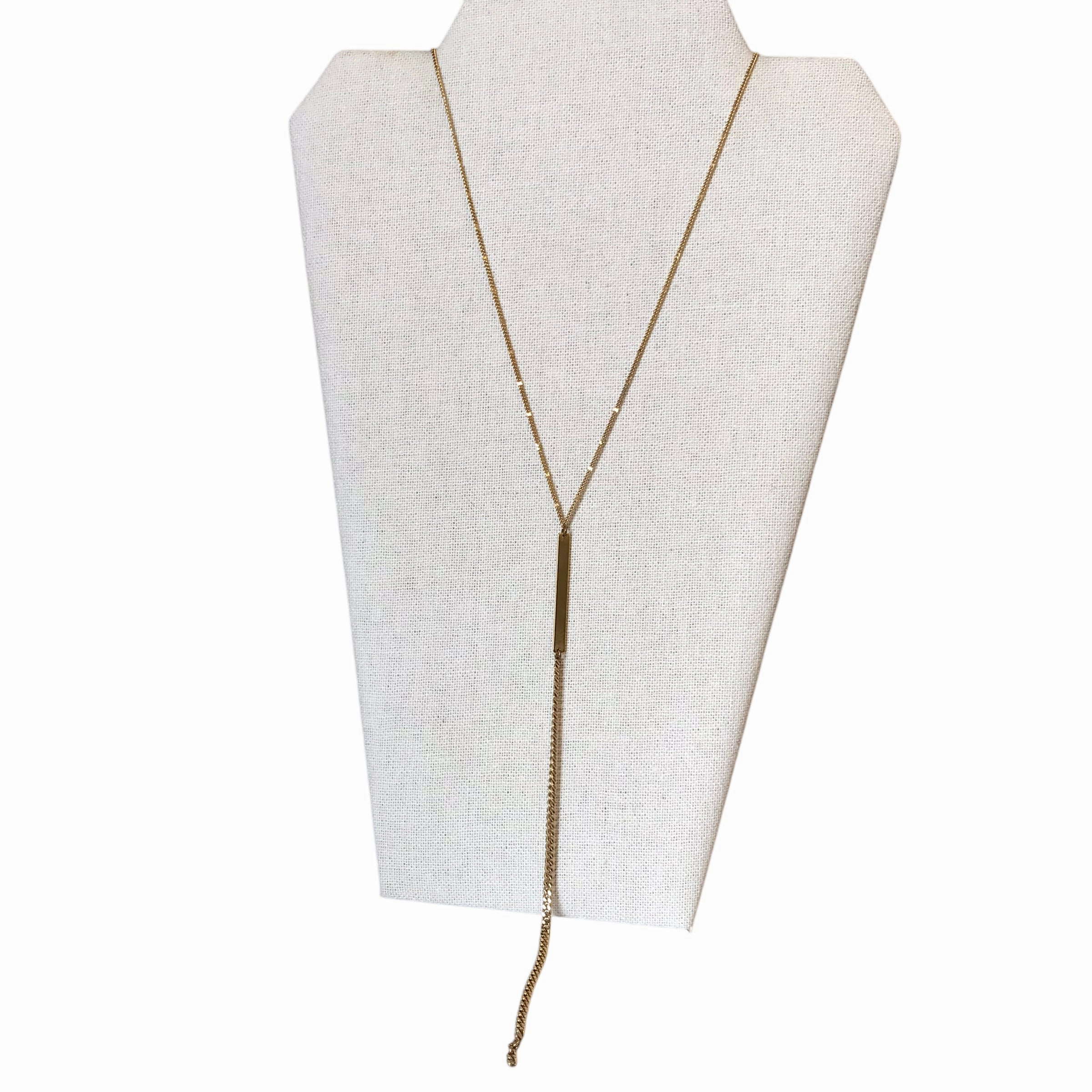 Necklace Lariat & Y-Drop By A. V. Max In Gold