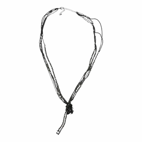 Necklace Lariat & Y-Drop By Clothes Mentor In Silver