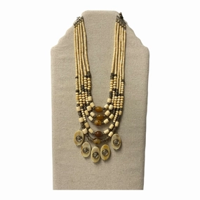Necklace Layered By Chicos In Cream