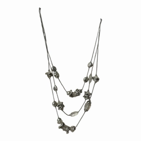 Necklace Layered By Chicos In Silver