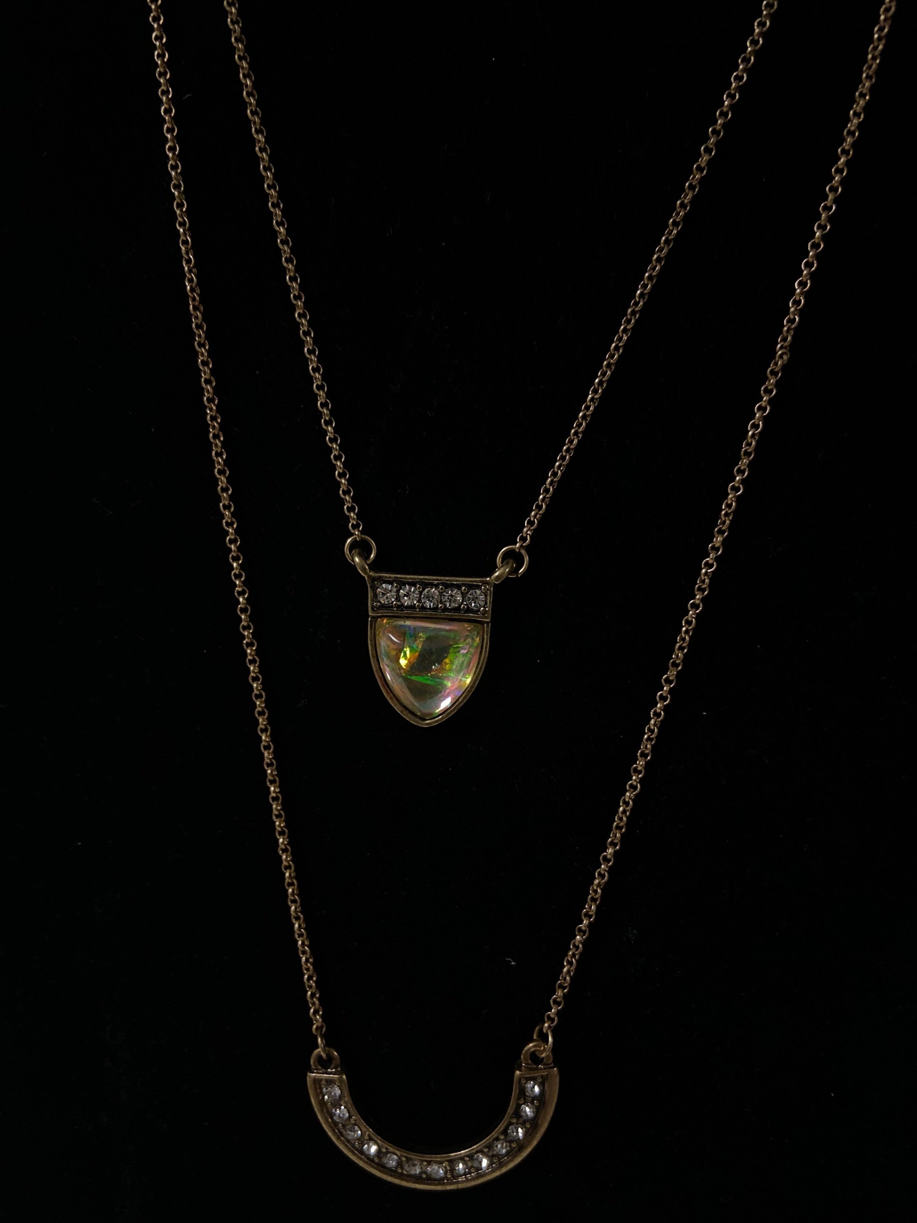 Necklace Layered By Clothes Mentor
