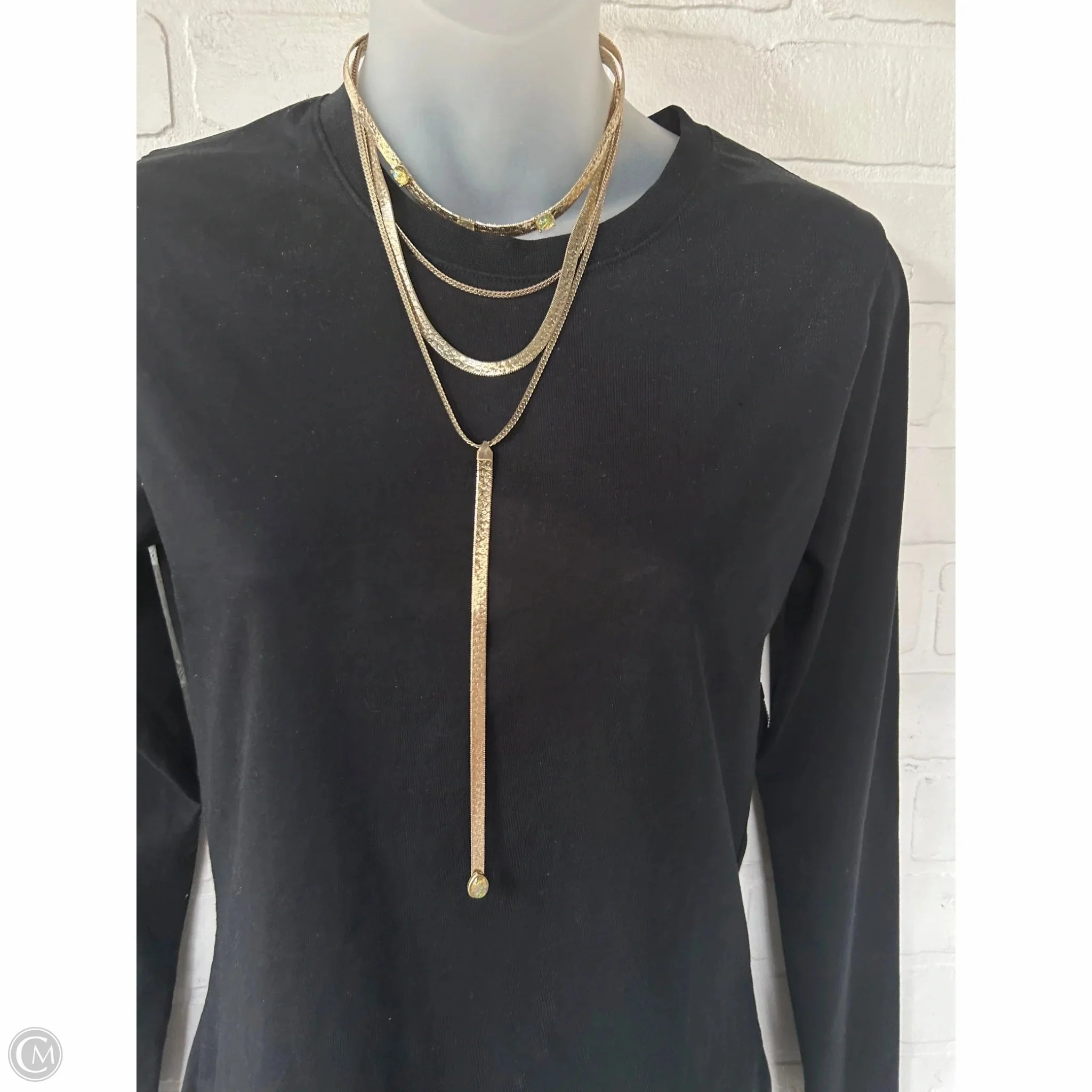 Necklace Layered By Clothes Mentor