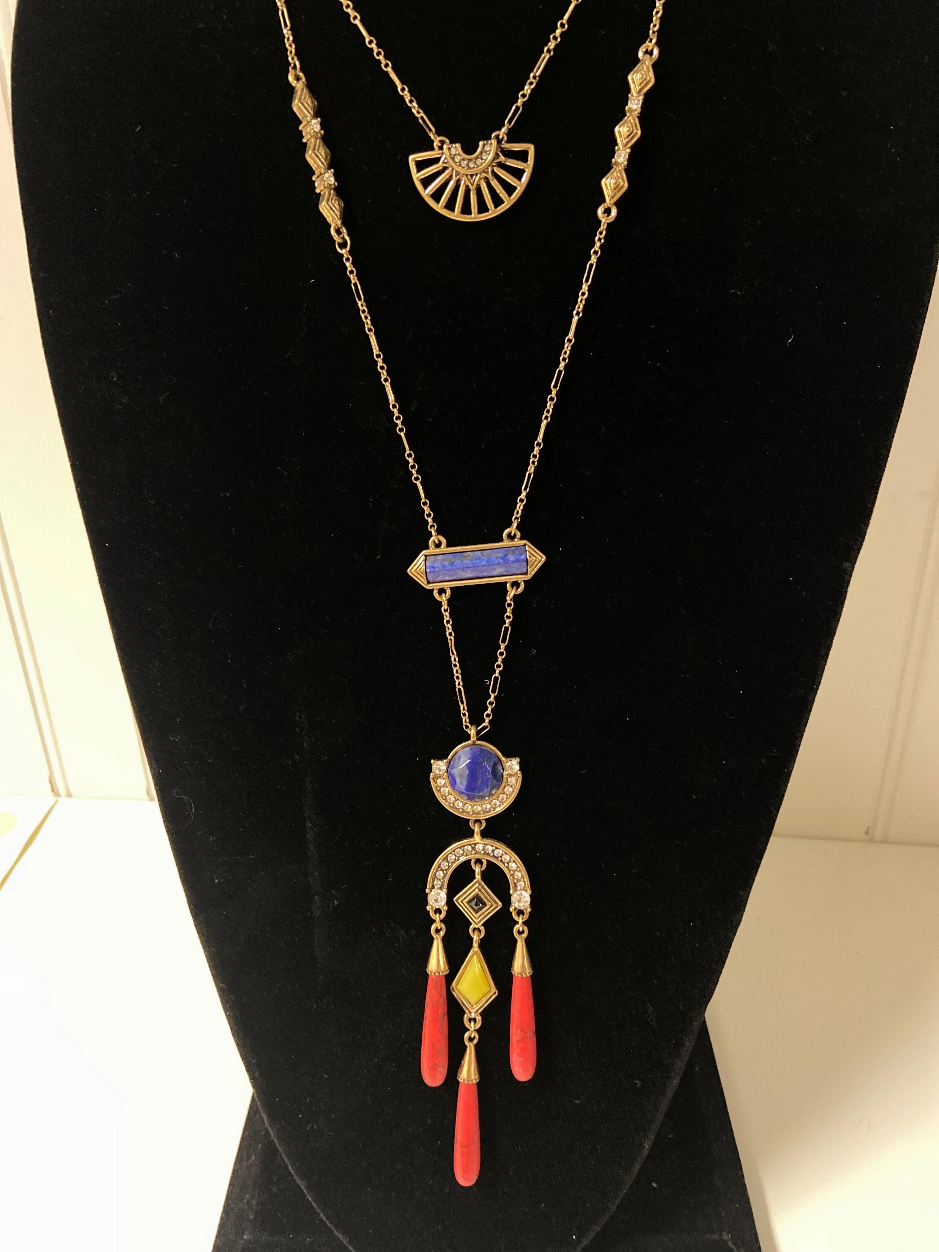 Necklace Layered By Clothes Mentor