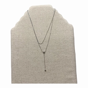 Necklace Layered By Cme In Silver