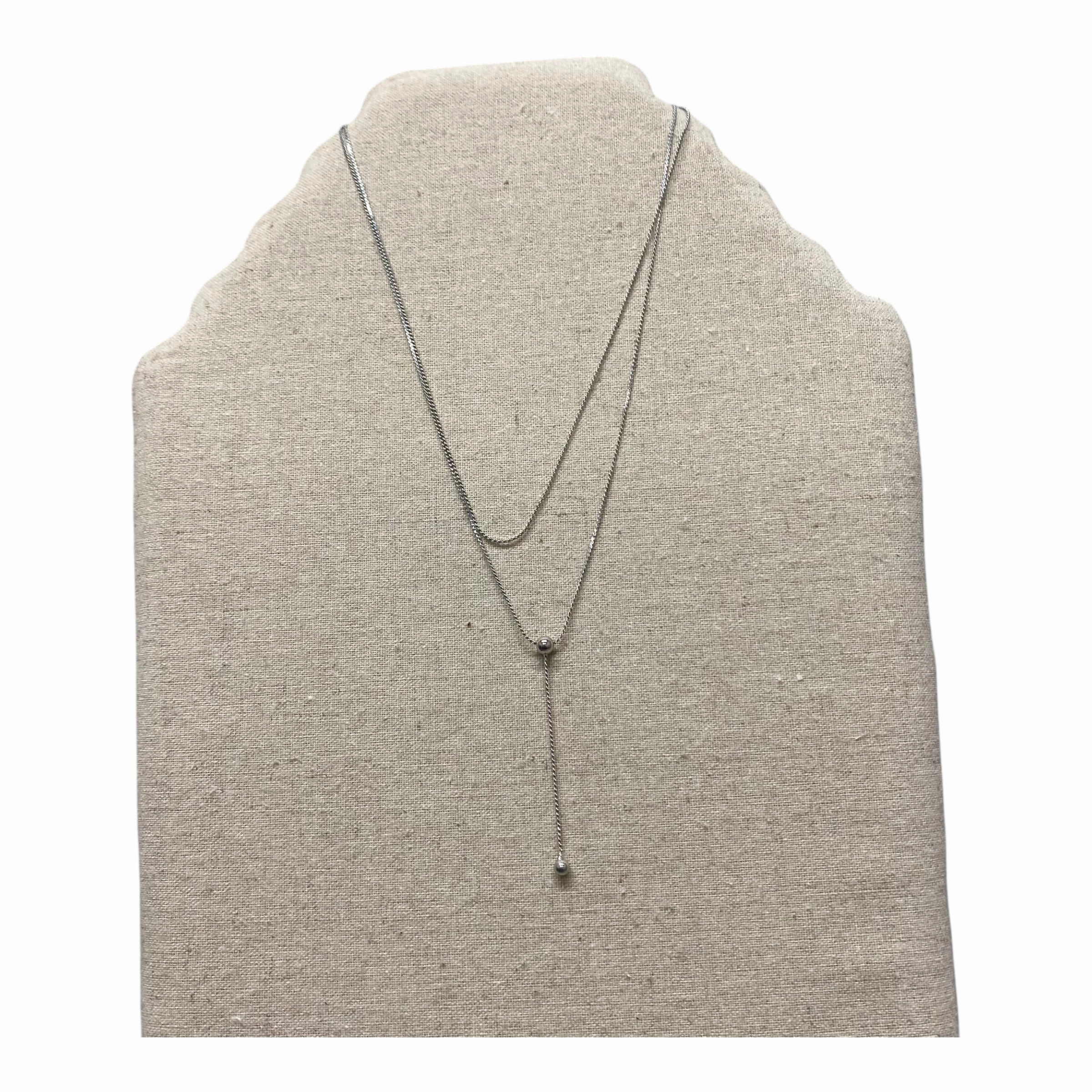 Necklace Layered By Cme In Silver