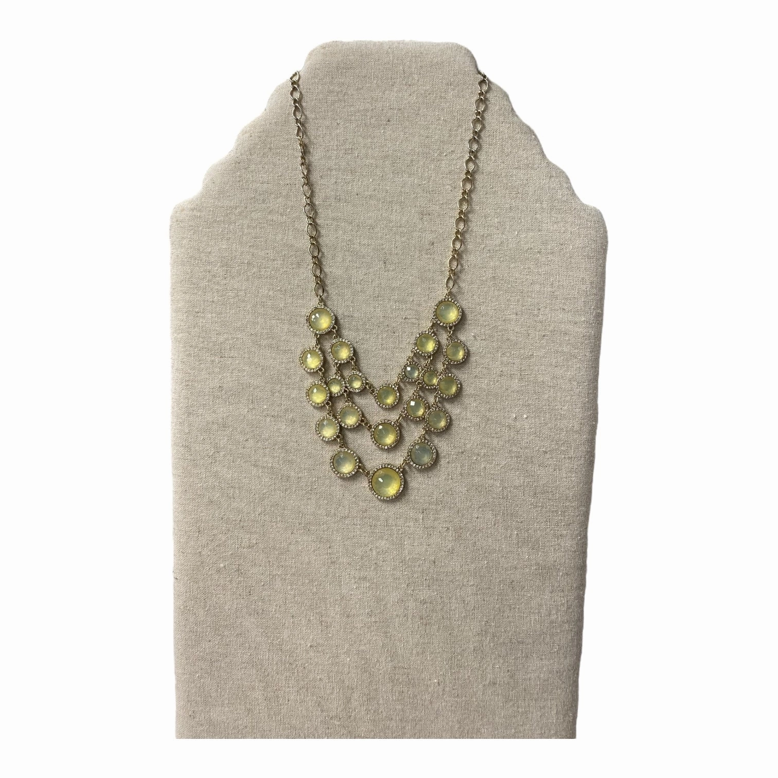 Necklace Layered By Cme In Yellow