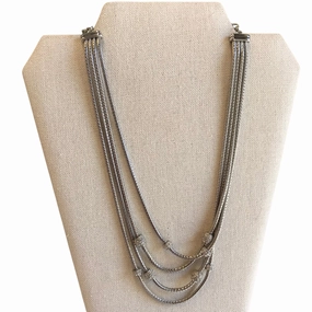 Necklace Layered By Premier Designs In Silver