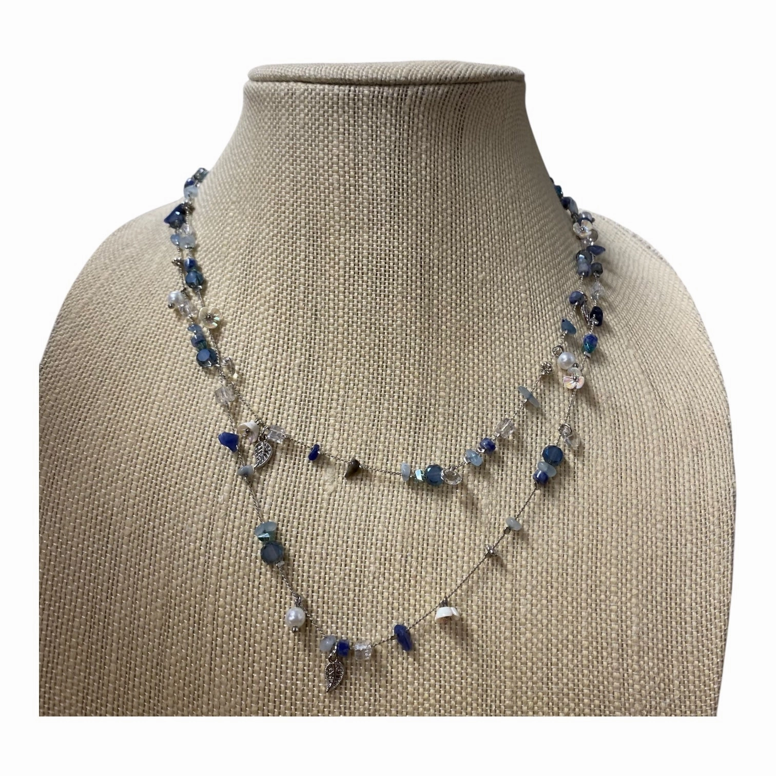 Necklace Layered By Simply Noelle In Blue
