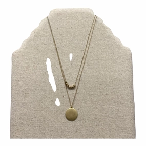 Necklace Layered  In Gold
