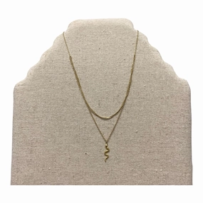 Necklace Layered  In Gold