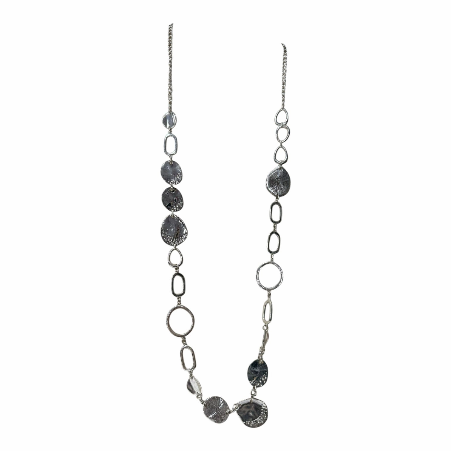 Necklace Other By Chicos In Silver