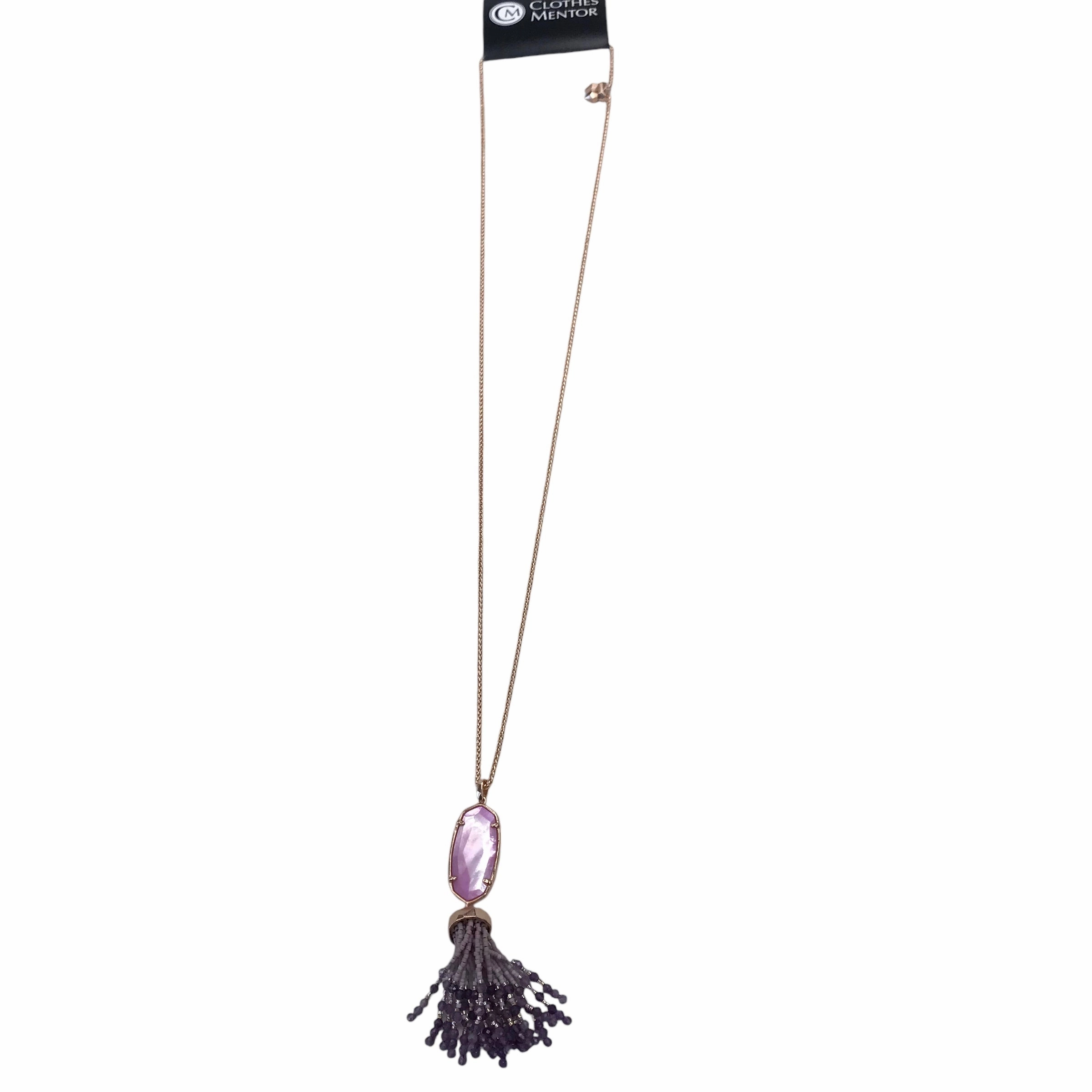 Necklace Other By Kendra Scott In Purple