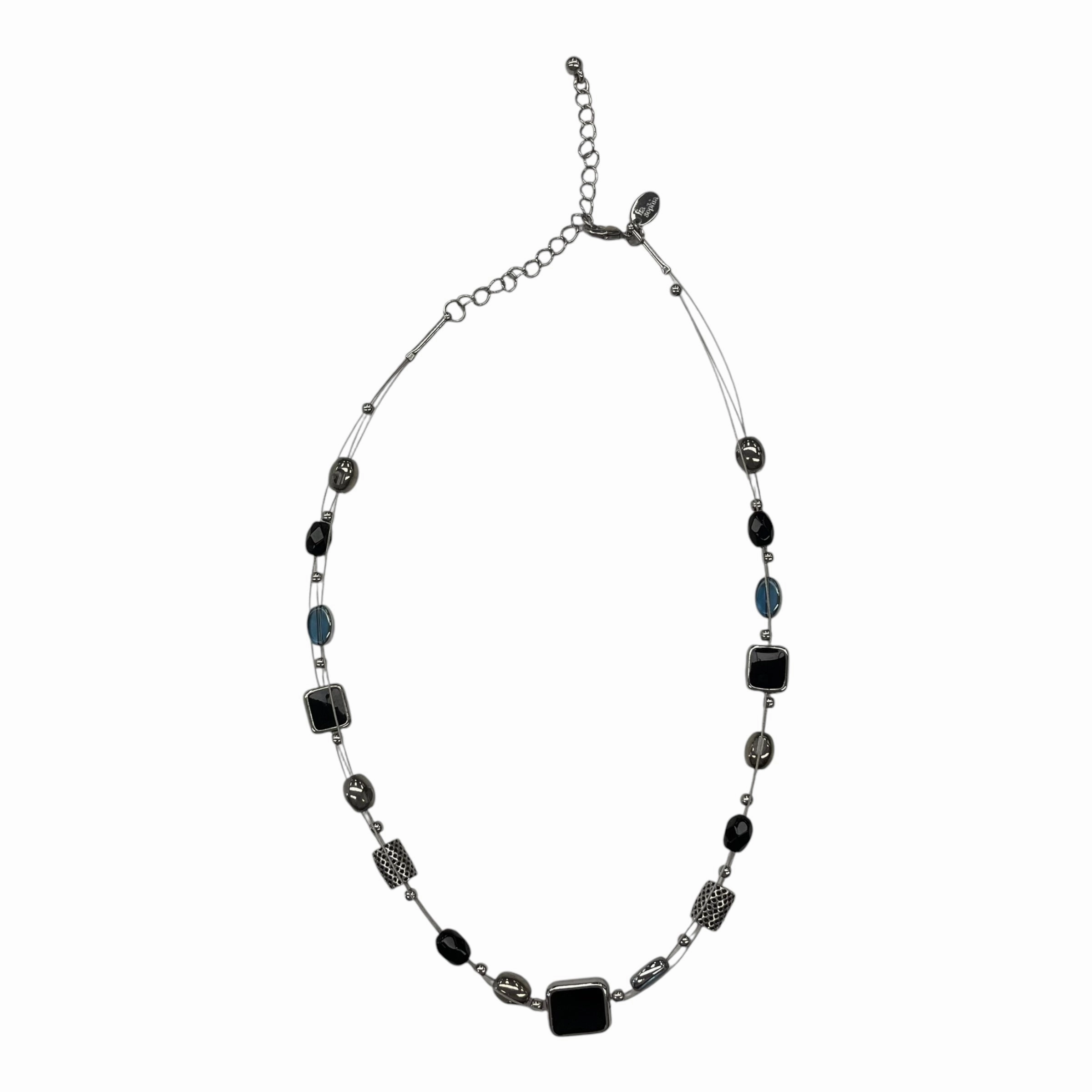 Necklace Other By Lia Sophia In Black & Silver
