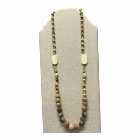 Necklace Other In Tan