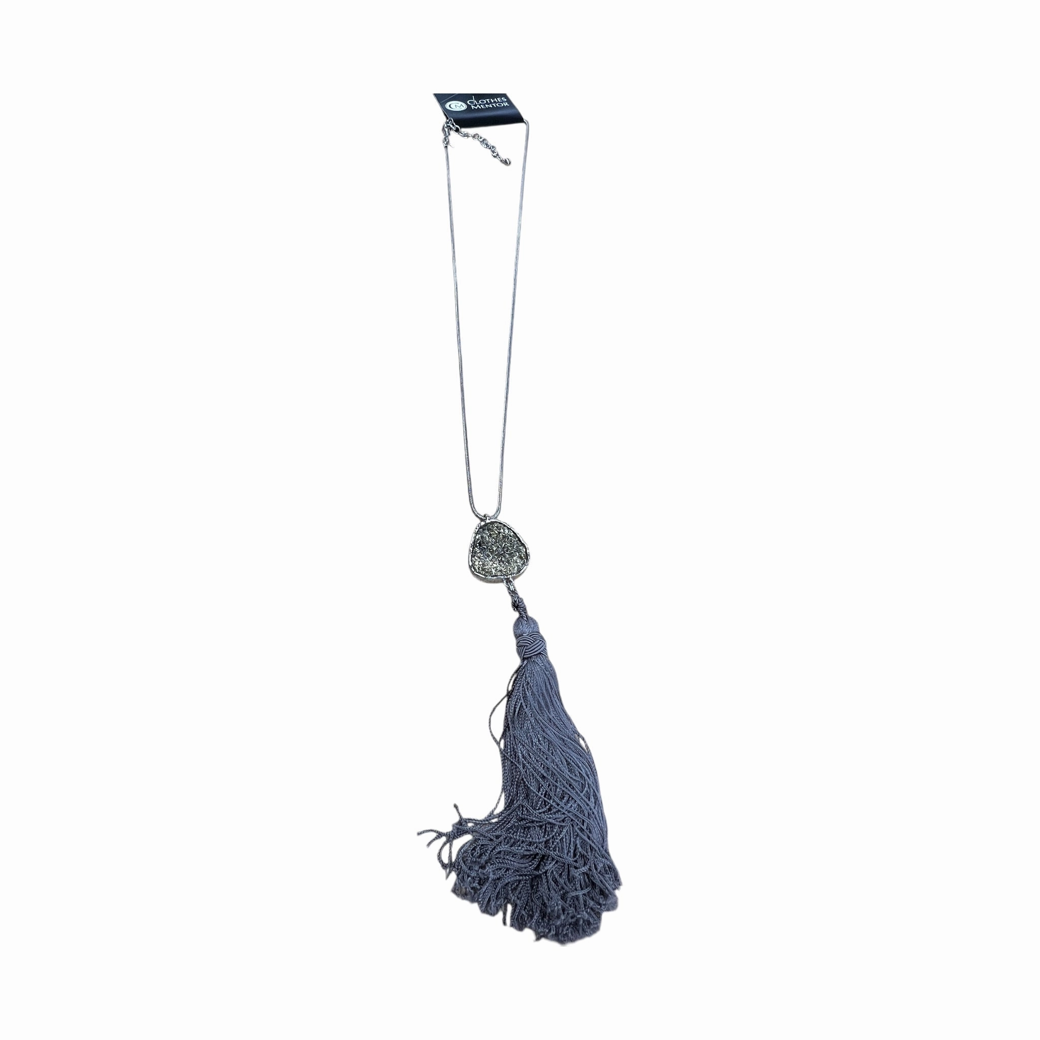 Necklace Pendant By Chicos In Silver