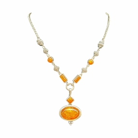 Necklace Pendant By Cme In Tan