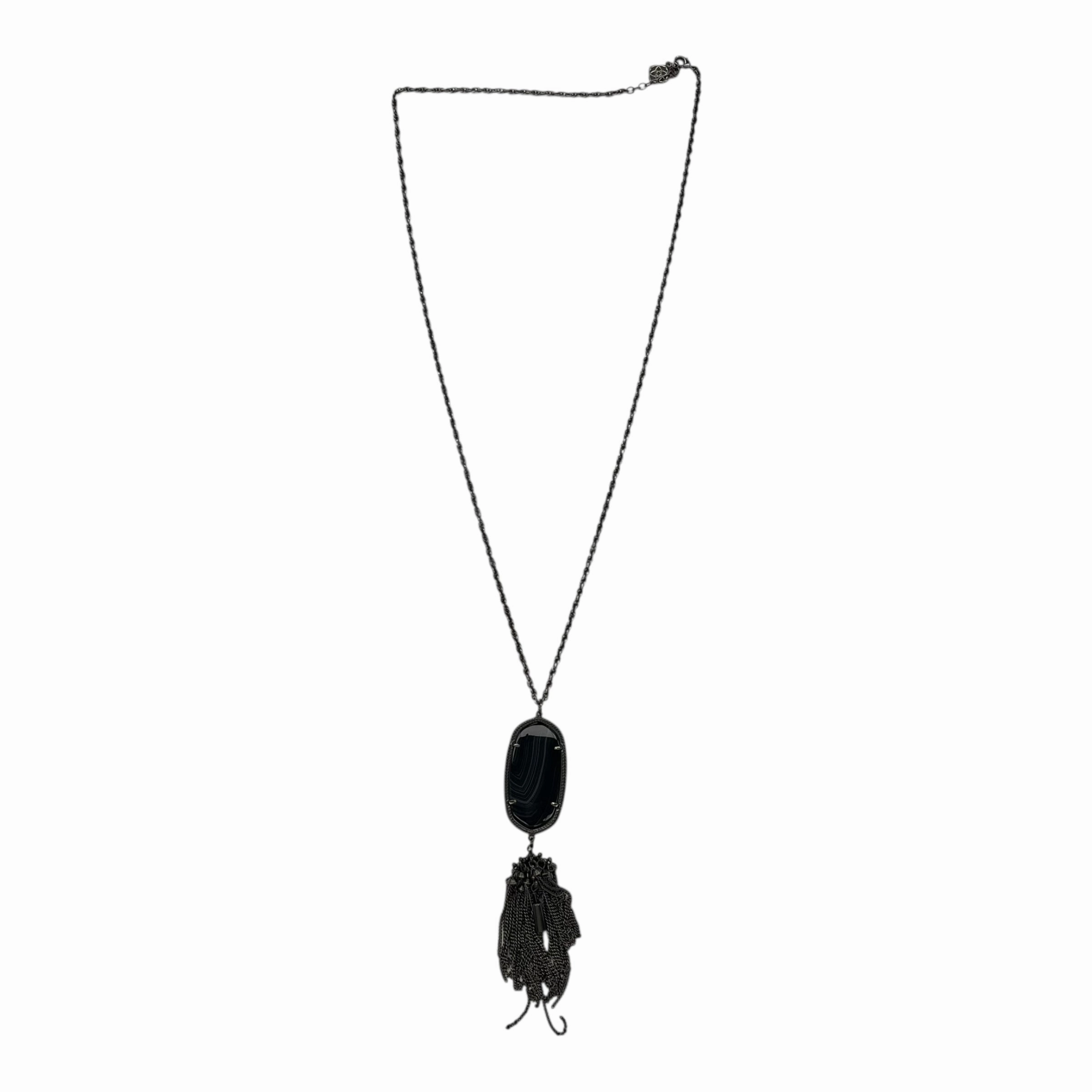 Necklace Pendant By Kendra Scott In Black