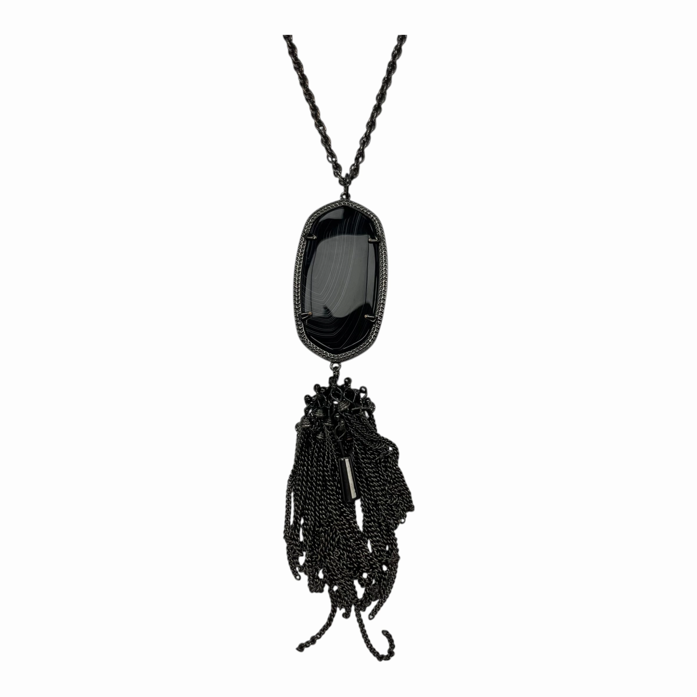Necklace Pendant By Kendra Scott In Black