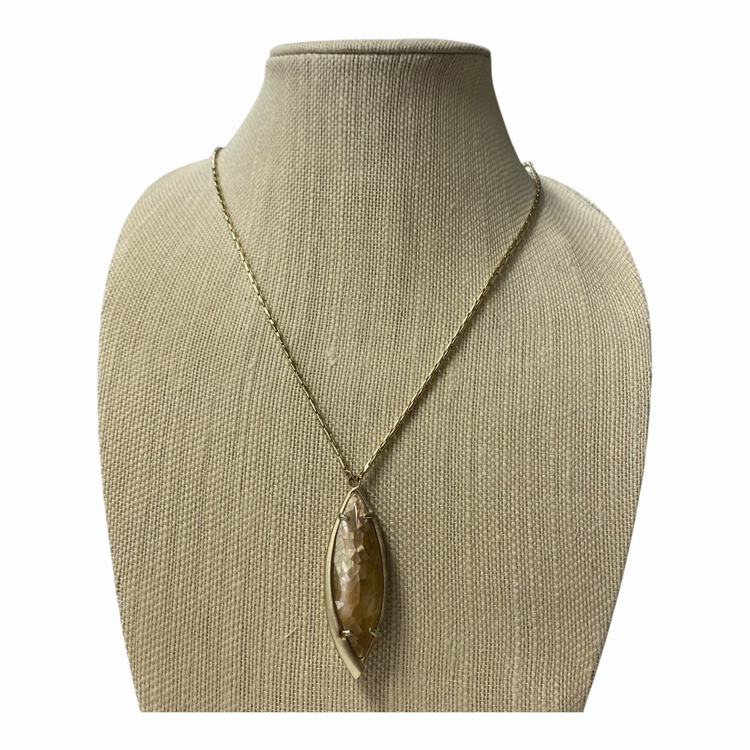 Necklace Pendant By Kendra Scott In Gold