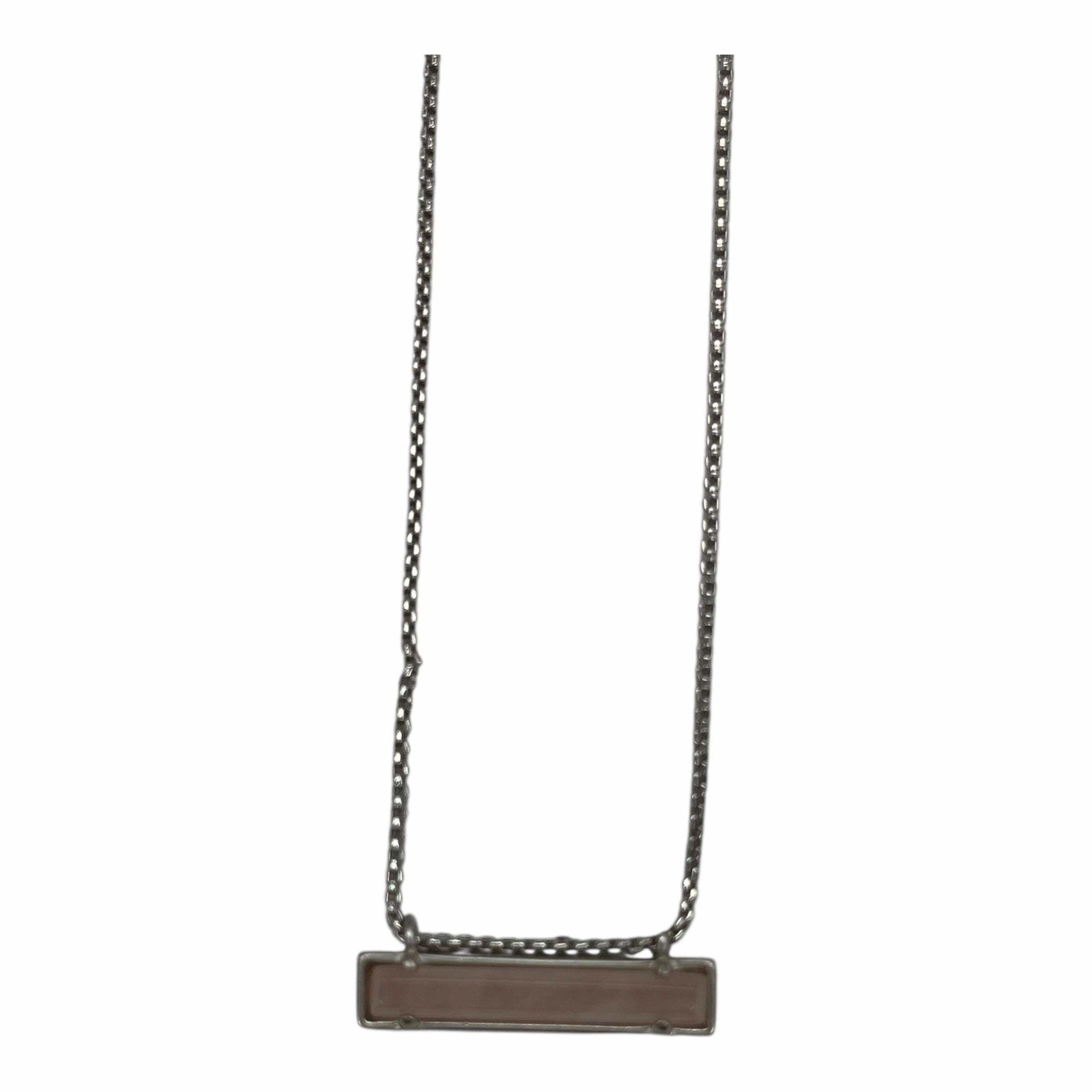 Necklace Pendant By Kendra Scott In Pink & Silver