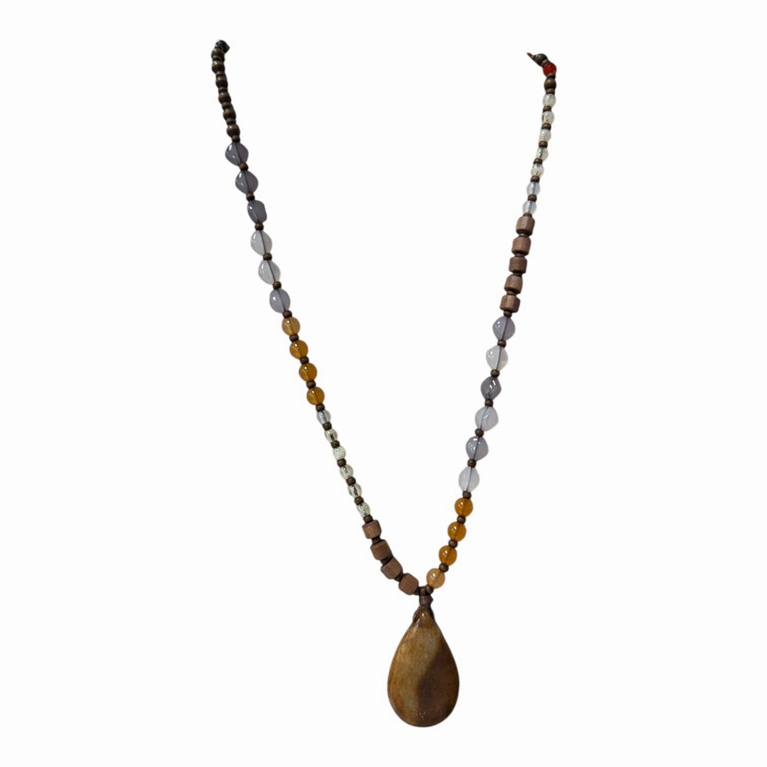 Necklace Pendant  In Brown