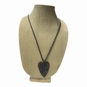 Necklace Pendant  In Grey