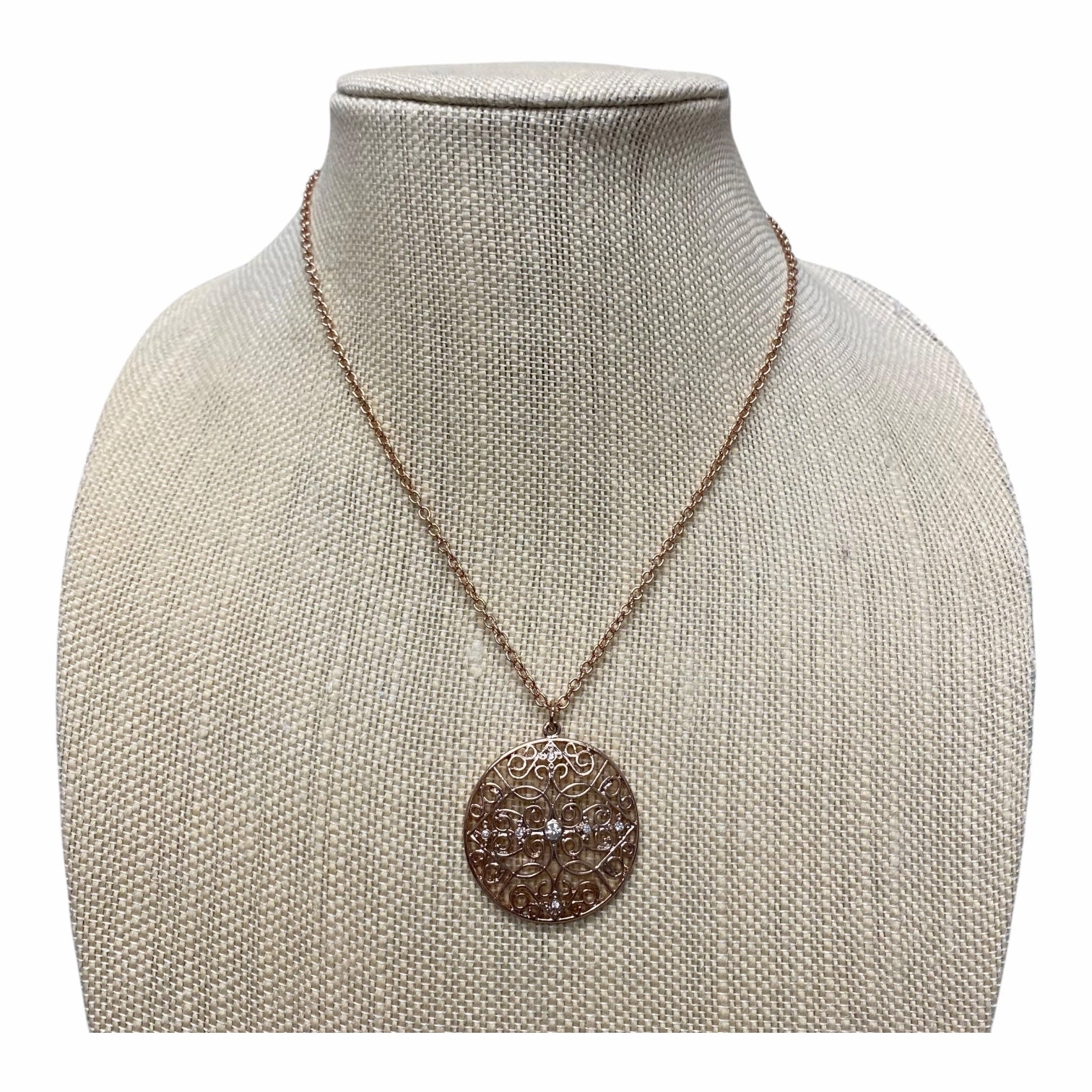 Necklace Pendant In Rose Gold
