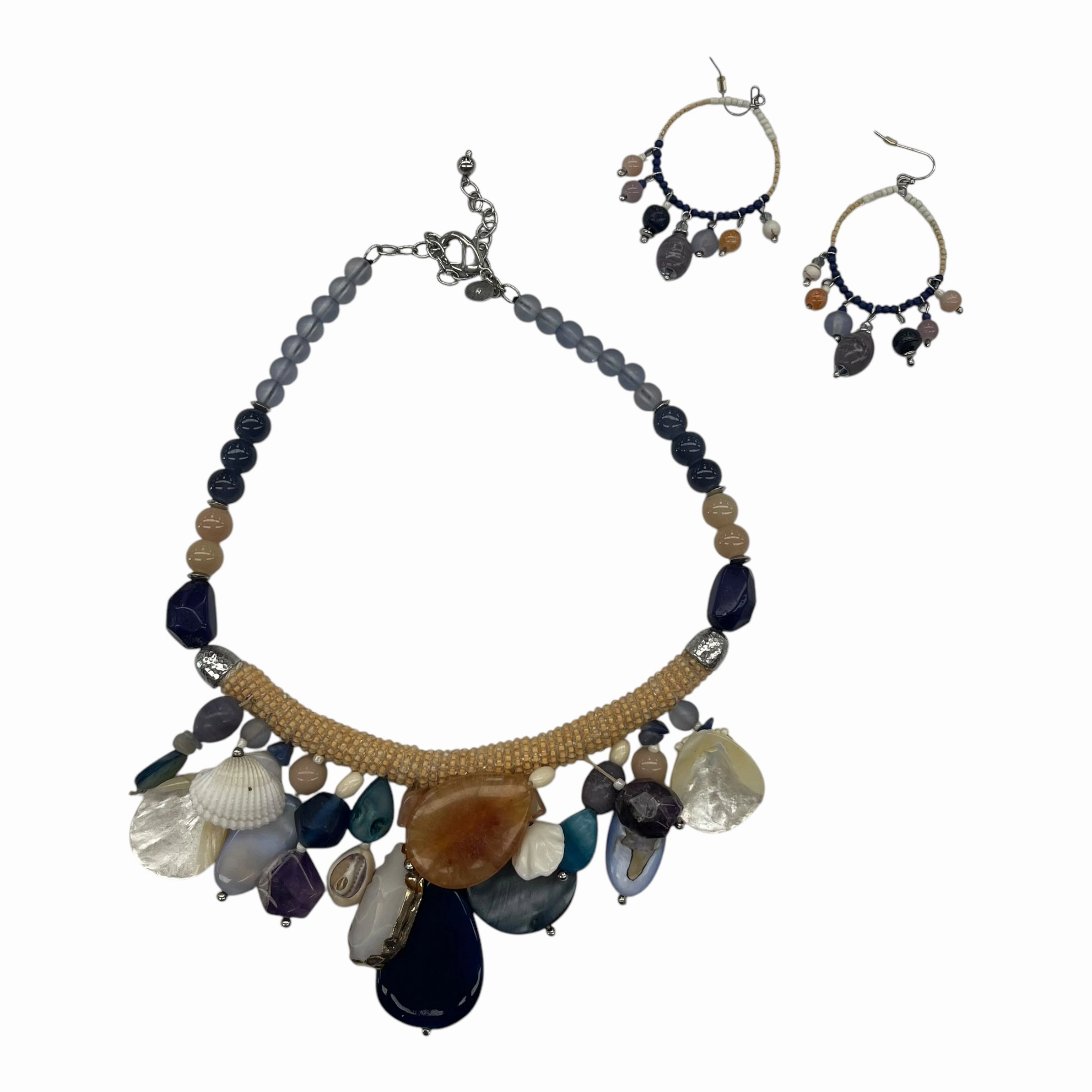 NECKLACE SET by CHICOS In BLUE & TAN