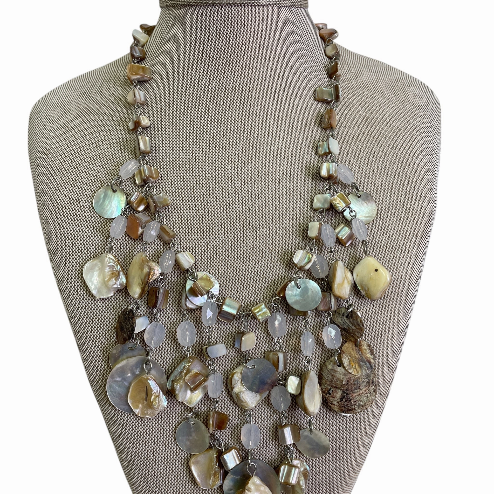 Necklace Set By Cme In Beige, Size:02 Piece Set