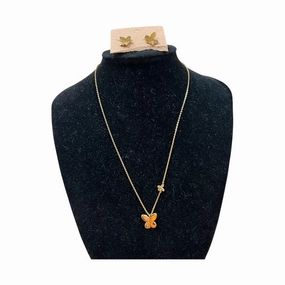 Necklace Set By Cme In Gold