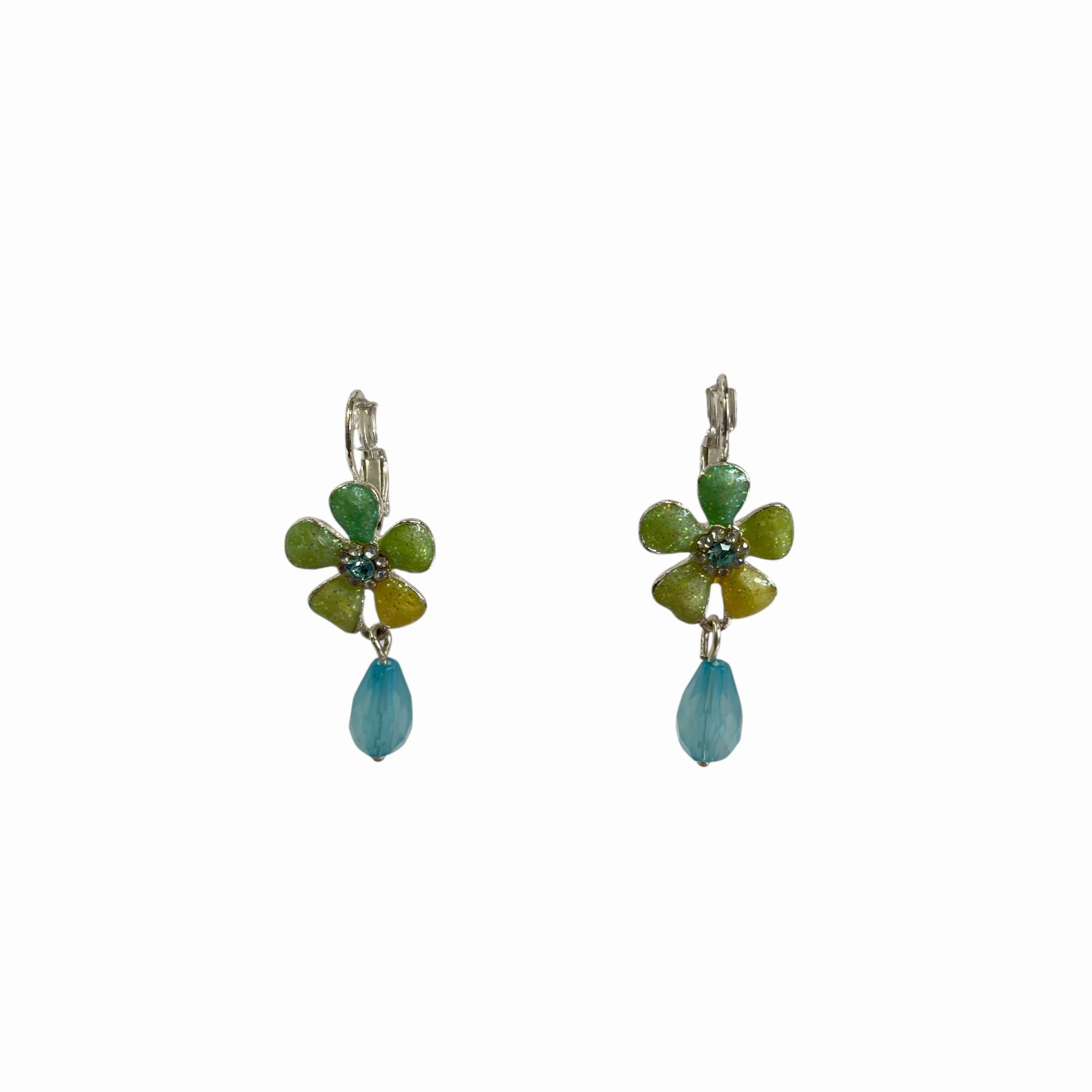 Necklace Set By Cme In Green & Yellow, Size:02 Piece Set