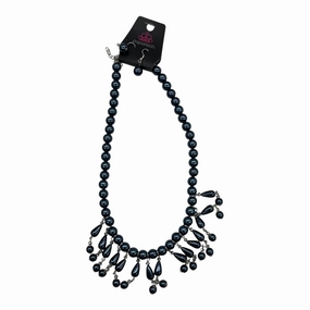 Necklace Set By Cmf In Blue, Size:02 Piece Set